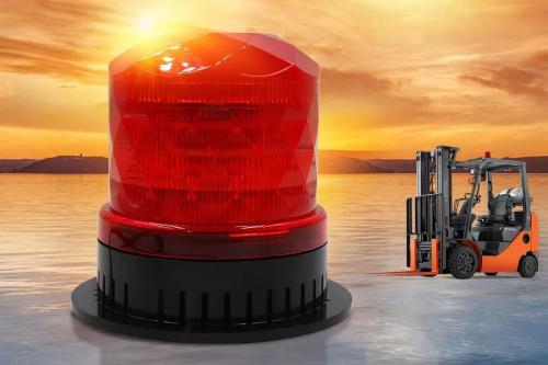安全警示灯—叉车安全管理中的应用！
