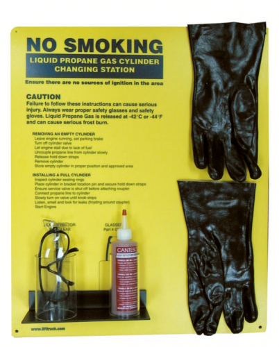 叉车丙烷气瓶PPE套件