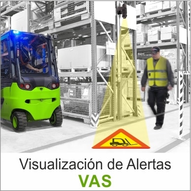 CLAITEC：安全警报的可视化系统（VAS）_叉车安全网
