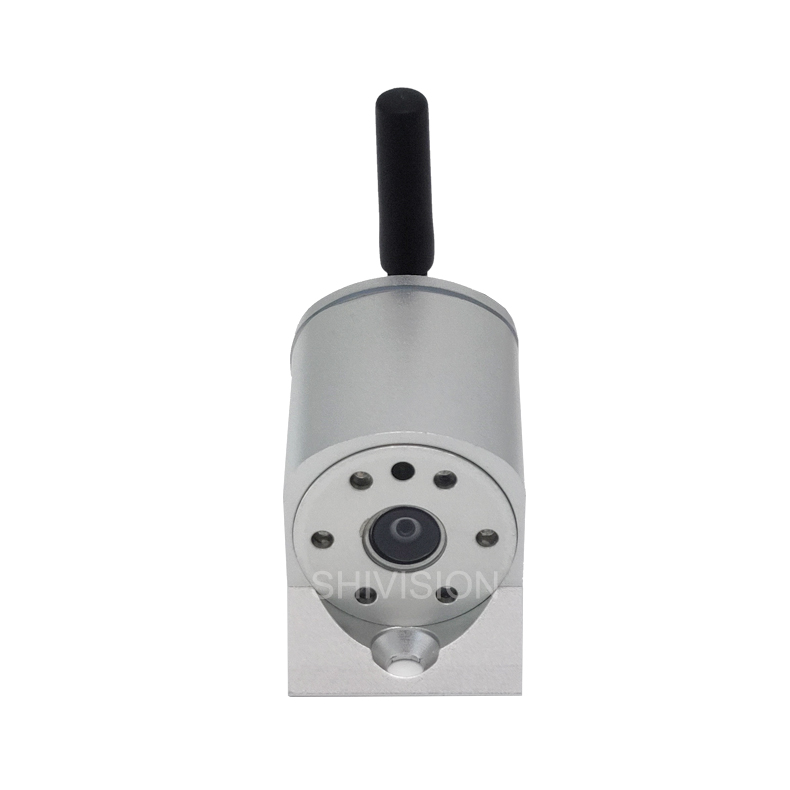 视惟讯：超远距离磁铁底座防水防尘带夜视红外AHD 4路无线叉车专用车载系统