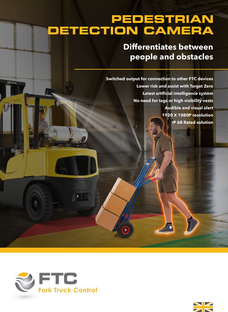 Fork Truck Control：行人检测摄像机