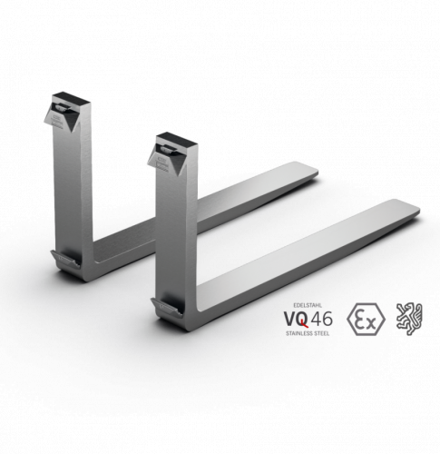 不锈钢货叉：可以在防爆区域内安全搬运