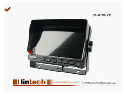 Lintech 7英寸四功能车载DVR监视器
