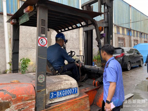 缙云：推行叉车指纹锁 打通安监“最后一公里”