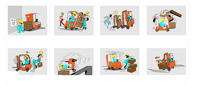 典型事故案例曝光丨引以为戒，预防叉车撞人的方法大揭秘