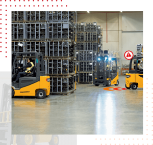 叉车防碰撞系统在内部物流中的重要性