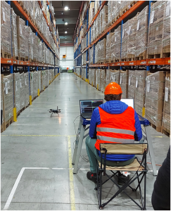 斯洛伐克GEFCO物流公司测试仓库无人机