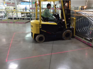 麦克斯特里 红区危险区域激光警告灯