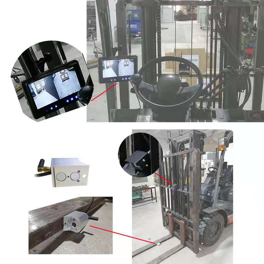 叉车倒车高位显示器高清无线摄像头强磁吸附车载显示器