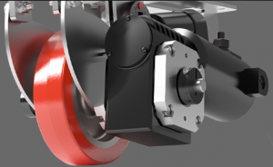 Conceptual：驱动脚轮™ - 工业电动脚轮_叉车安全网