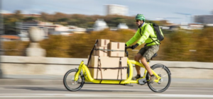 英国大学报告称在最后一公里物流中使用货运自行车有可能减少温室气体排放