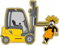 叉车驾驶要小心， 安全事故伤不起！