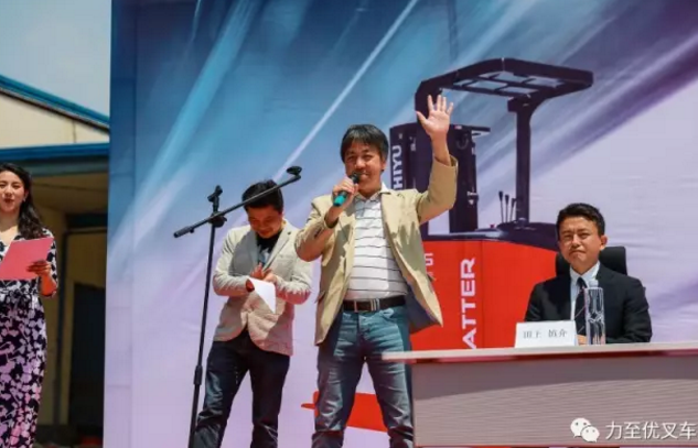 力至优协办上海菱华公司叉车技能竞赛，让安全教育充满趣味