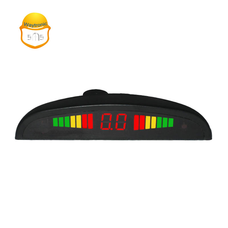 唯创 倒车雷达4探头月牙显示屏大型校车辆货车客车水泥车油罐车蜂鸣器